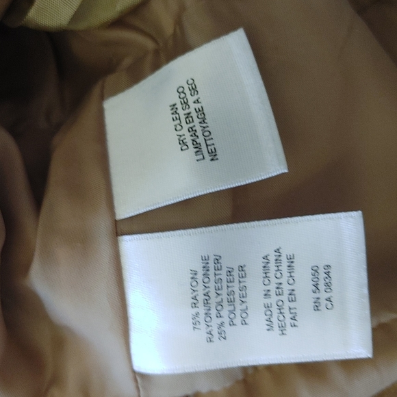 JONES WEAR GOLD SLEEVELESS FRONT BOW DRESS SZ 16 - Picture 7 of 9